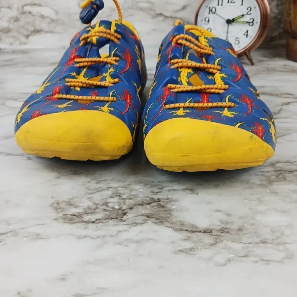 KEEN RIO CLOSED TOE SANDALS SHOES BLUE LIZARD boy Size 6